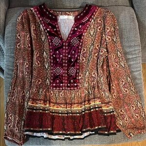 Bohemian Multicolor Blouse